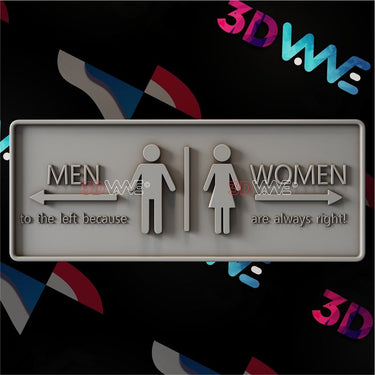 FUNNY SIGN 3d stl 3DWave.us